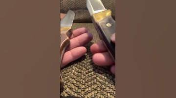 vintage Schrade old timer 140t timberline skinner and new version I bought my girl.