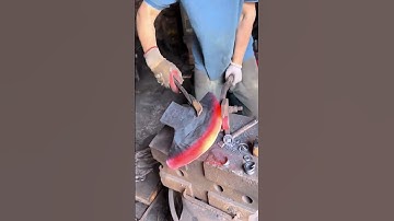 Bone cutting knife forging process #machine #trending #viralvideo #shorts