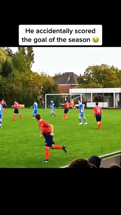 He accidentally scored the goal of the season 😂 #shorts
