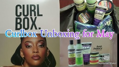 Curlbox Unboxing for May 2020