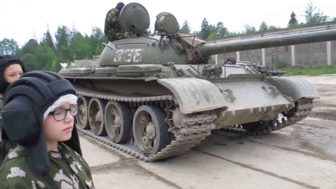 Военная техника! Боевой танк Т 55!  Полигон Алабино! - YouTube