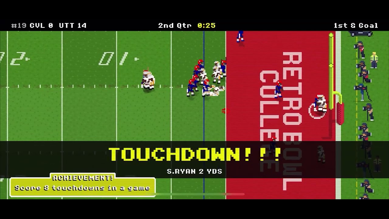 Retro bowl college gameplay
