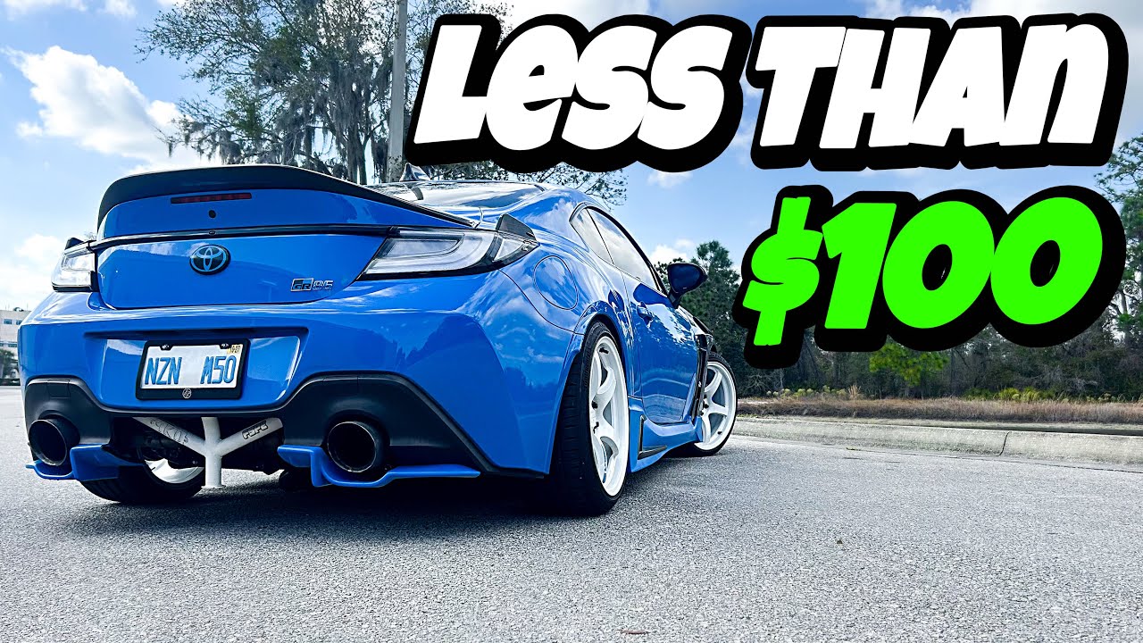 Is A Cheap Diffuser For My GR86 Worth It? - YouTube