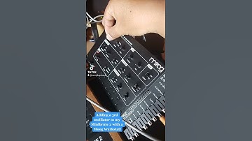 Making noise with a 3rd oscillator! 😀 #arturia #moog #minibrute2 #werkstatt