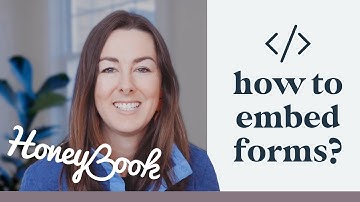 How to Embed Your HoneyBook Contact Form on Your Website | Squarespace + Showit Tutorial