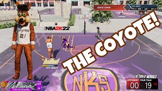THE COYOTE (SAN Spurs Mascot) is UNSTOPPABLE on the 2s Court AGAINST COMP in NBA 2K22 Next Gen!