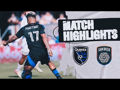 HIGHLIGHTS: San Jose Earthquakes vs. San Diego FC | August 17, 2025