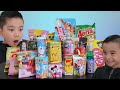 First time trying 20 japanese snacks ckn