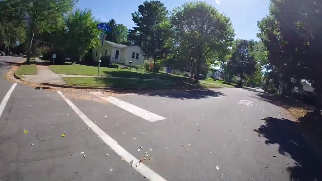 East side neighborhood ride Madison Wisconsin 