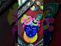 Shyam lives within my colors. #KrishnaArt#HandmadePainting#LippanArt#IndianArt#ArtWithDevotion.