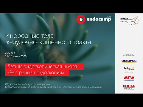 Endocamp 2020-2021. Вторая смена "Инородные тела желудочно-кишечного тракта" (день 2)