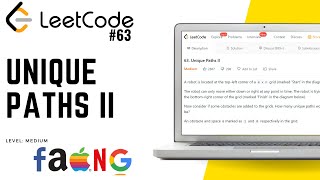 63. Unique Paths II | Leetcode Medium