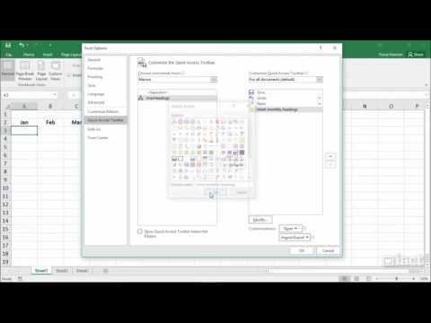 Assigning a Macro to an Icon - Excel 2016 Macro