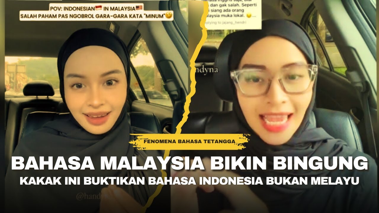 WANITA INI BUKTIKAN BAHASA INDONESIA BERBEDA DENGAN MELAYU, BIKIN BINGUNG DAN TAK NYAMBUNG