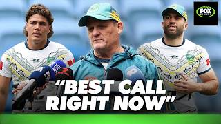 Kevvie explains SHOCK fullback decision 👀 + Kangaroos World Cup plan 🏆 | Kangaroos Press Conference News