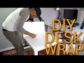 DIY Desk Vinyl Wrap 2017 | Oracal 651 Matte White Vinyl DIY Desk Vinyl Wrap 2017 | Oracal 651 Matte White Vinyl