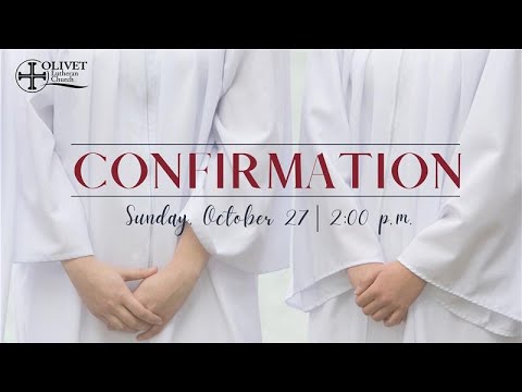 Confirmation Service - Oct. 27, 2024 - YouTube