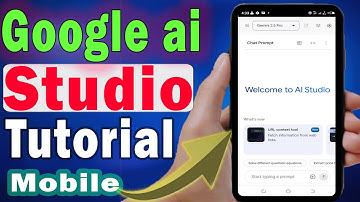 How to use google ai studio in mobile (Full Tutorial)