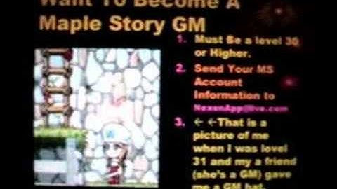 Maple Story GM Glitch