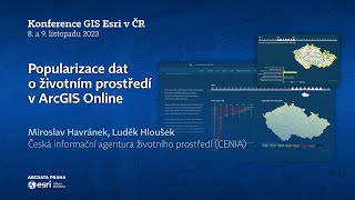 Popularizace dat o životním prostředí v ArcGIS Online