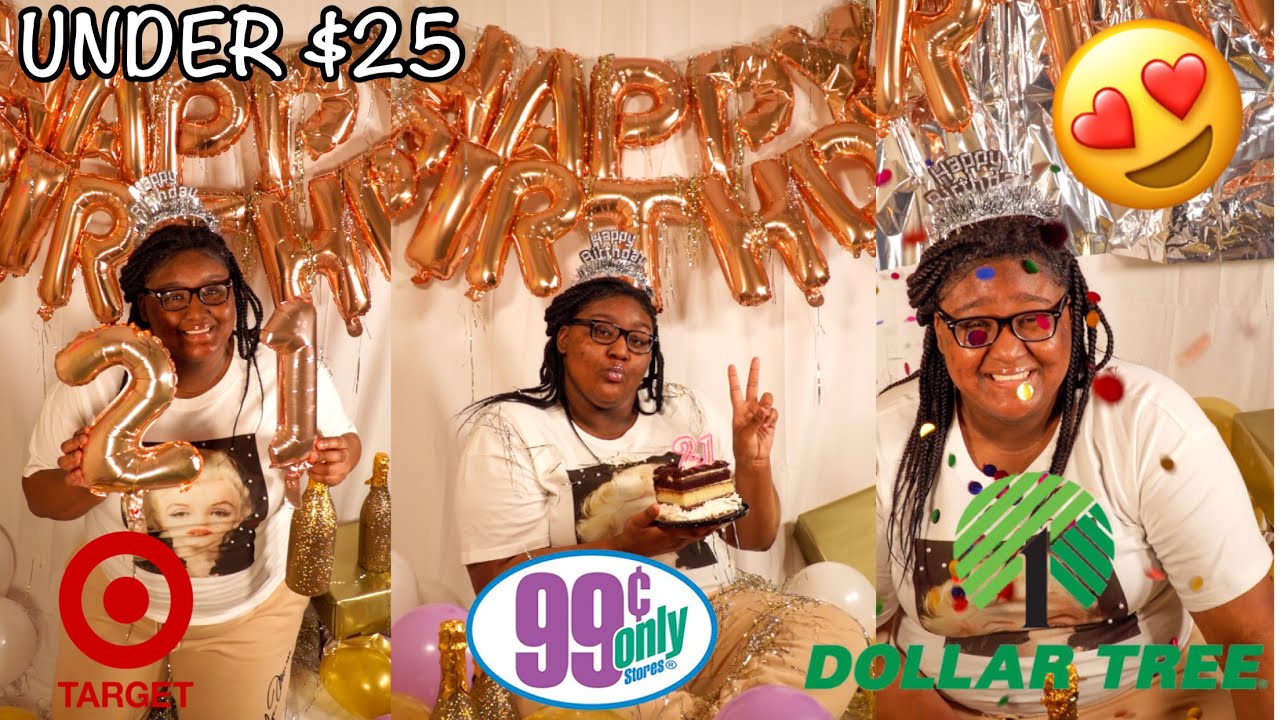 $25 CHEAP DIY Birthday PHOTOSHOOT | DollarTree & Target