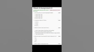 Digital Design with Verilog | Week 8 | IIT Guwahati | NPTEL | 2024