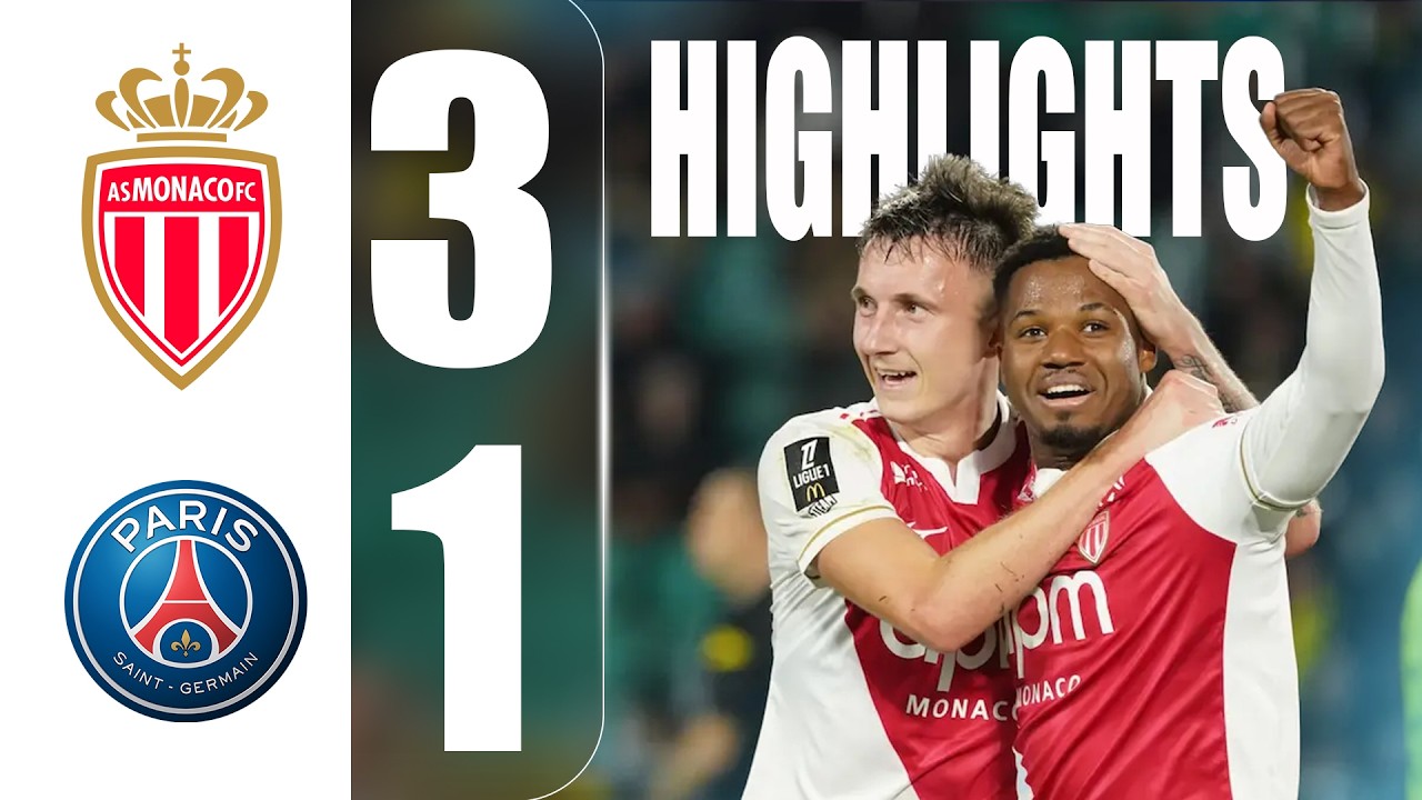 Le Paris se fait surprendre - PSG 1 - 3 Monaco au Parc - Ligue 1 2025/26 (J24)