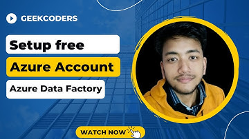 #1. Setup free account in Azure Portal | Azure Data Factory Tutorial|