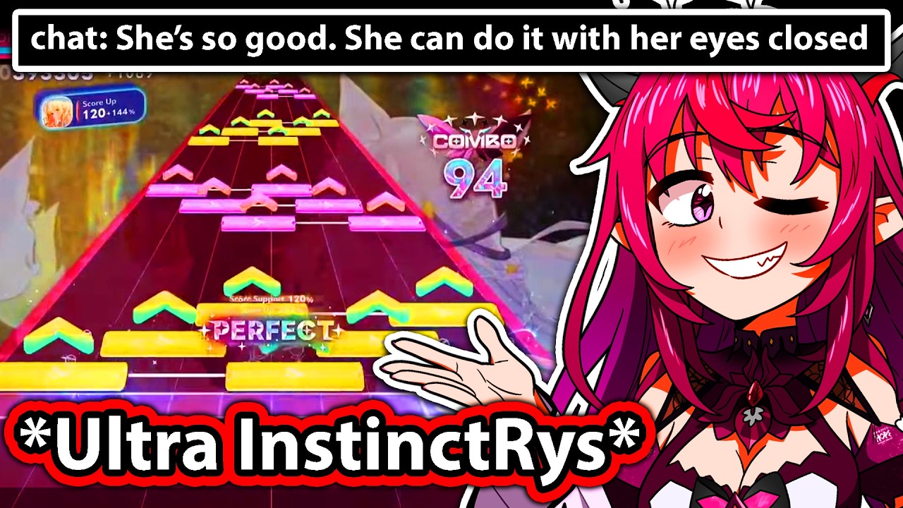 IRyS Is Insane at Holodori and Beats Fubuki's Custom Chart on Her First Try 【Hololive】