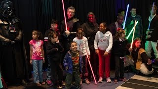 Star Wars Lightsaber Show at a Children's Hospital in New York