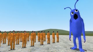 COSTUME MAN (Mr Mascot) from TREVOR HENDERSON vs HUMAN Mini Test in Garry's Mod GMod