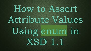 How to Assert Attribute Values Using enum in XSD 1.1