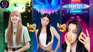 Blackpink-(Lisa money) VS Fifty fifty-(Cupid) VS Bts-Butter_in tiles hop edm rush game play-jxbxg screenshot 5