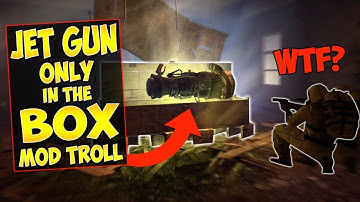 JET GUN IN THE MYSTERY BOX MOD!! (Zombie Mod Trolling!)