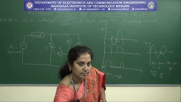 RC Triggerring HWR FWR / III ECE / Experiment6