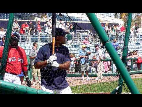 ST Cage Session: Bill Hall, Adrian Beltre, Jacoby ...