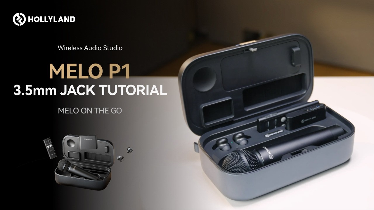 MELO P1 3.5mm Jack TUTORIAL | Wireless Audio Studio. MELO ON THE GO.