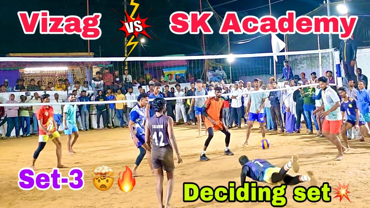 Vizag vs SK Academy |  Set-3 | Tournament | Volleyball | Vizag sai, Kalyan vs s kota pavan, venkanna