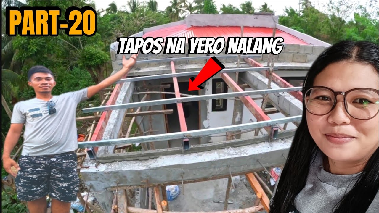 PART-20 NAIKABIT NA ANG TRUSSES PARA SA BUBONG 