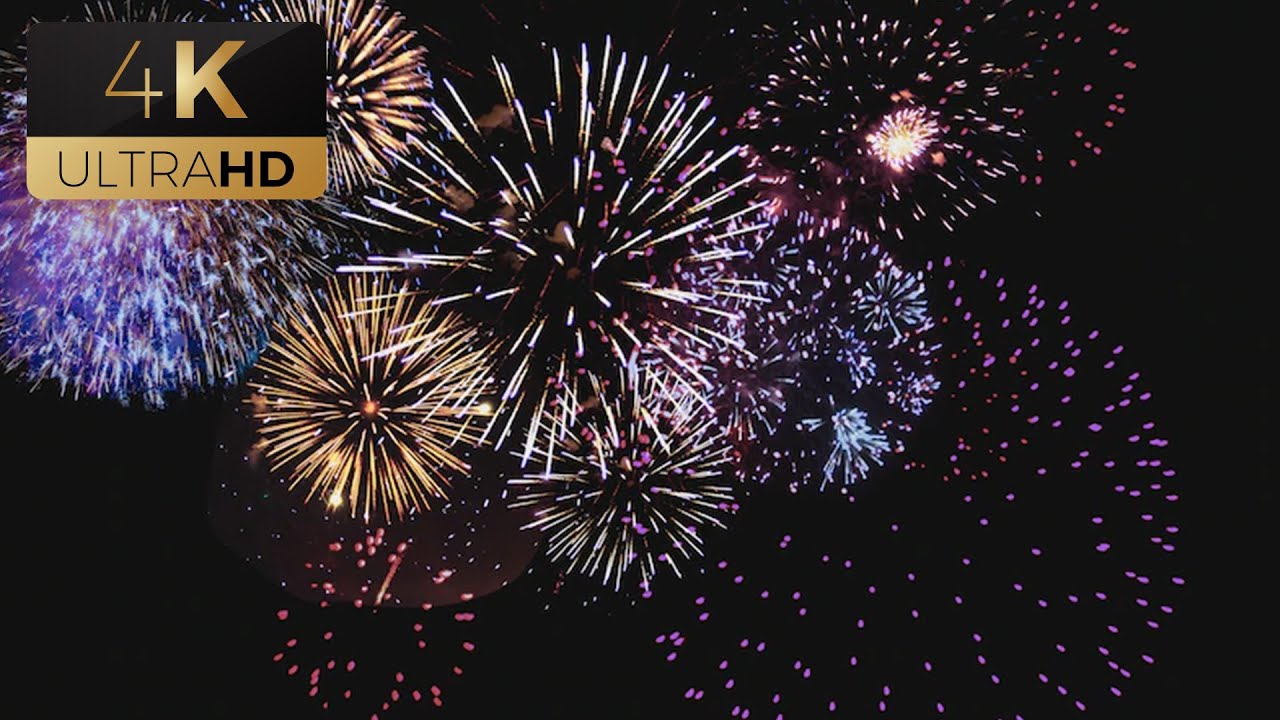 Best Fireworks video with Sound Effect, Real Sound & Footage Fireworks