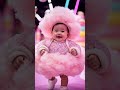 Fluffier than actual cotton candy🍬 #CottonCandyLook #SweetestRunway #AdorableBaby #cute #viralvideo