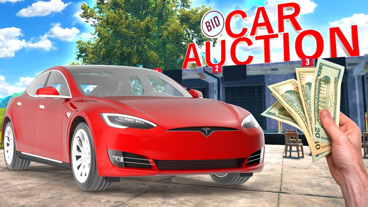 New CAR AUCTIONS & Flipping a TESLA in Car For Sale Simulator 2023