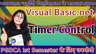 How to use Timer Control in VB.NET | Learn timer control in VB.Net | VB.NET Tutorial Timer Control