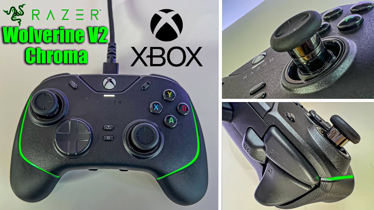 BEST XBOX CONTROLLER NEW Razer Wolverine V2 Chroma Unboxing Review  YouTube