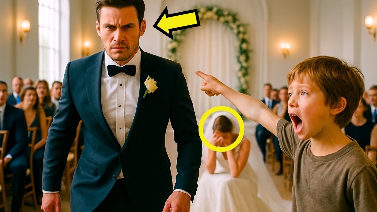 NIÑO INTERRUMPE LA BODA Y CON UNA FRASE HACE QUE EL NOVIO ABANDONE A LA NOVIA EN EL ALTAR