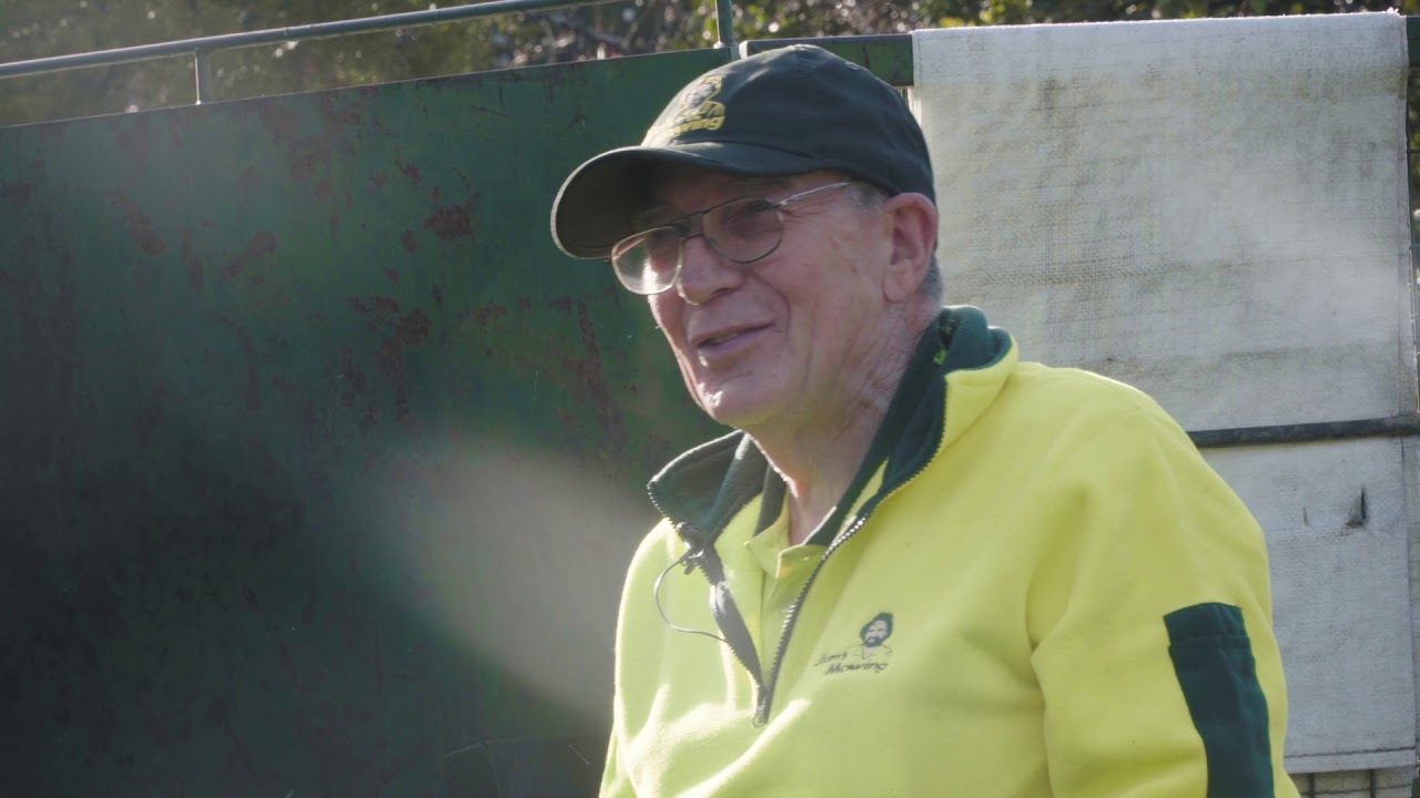 Meet Ian from Jim's Mowing who is 78 years young and has some great stories - www.jims.net - 131 546