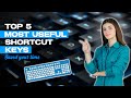 🔥 Top 5 Most Useful Keyboard Shortcuts You NEED to Know! ⌨️⚡ (Save Time Instantly ⏱️)