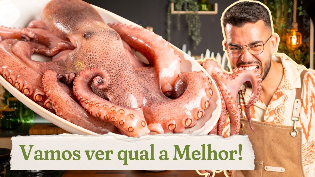 Testei 6 Melhores Formas de Cozer Polvo