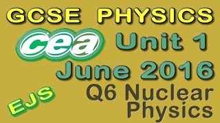 2016 U1 Q6 GCSE PHYSICS CCEA