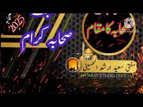 اونچا ہے صحابہ کا مقام سمجھو اپنا صحابہ کو امام سمجھو New Islamic Naat 2025 Emotional Kalam
